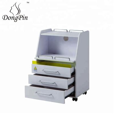 China Modern Hospital Trolley Beauty Salon Storage Trolley Hairdressing Rolling Trolley UV-C Trolley for sale