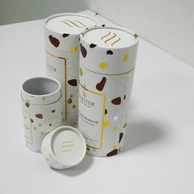 China Cosmetic Paper Tube Packaging Cylindrical Shape with Customized Surface for sale