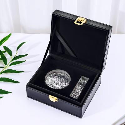 China Customizable Caviar Gift Box Packaging with Offset Printing Single Side Coating OEM ODM for sale