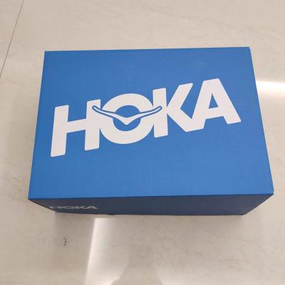 China HOKA Schuhverpackungskiste Umweltfreundliches Wellpappe Material und Pappe Art zu verkaufen