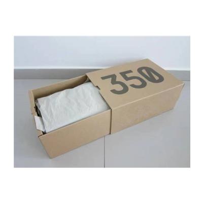 China Caja de cajón marrón Cajas de almacenamiento de calzado de cartón de cartón para almacenamiento de ahorro de espacio en venta