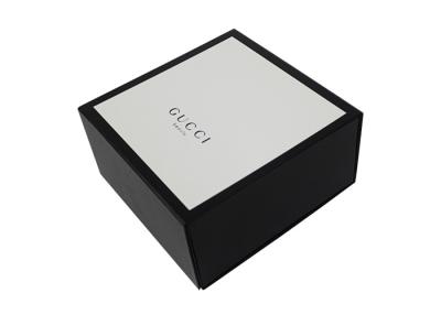 China paperboard Lift Off Lid Box , L40MM Hinged Rigid Flip Top Box for sale