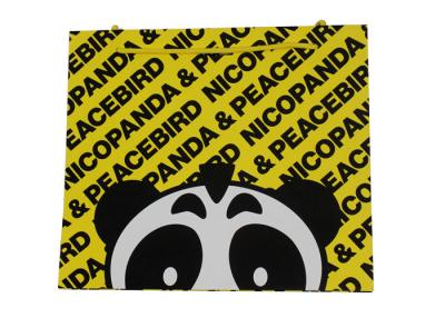 China Yellow Panda Printed Paper Bag Packaging Customized FSC ISO certificate for sale