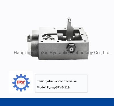 China Válvula de control hidráulico manual para bomba hidráulica Spv6-119 y piezas de repuesto de hierro fundido en venta