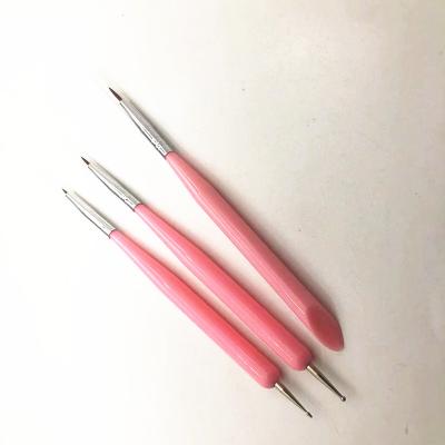 China Beauty Painting Tools Chenyi 2022 Hot Selling Pink Nail Art Brush Handle For DIY Nail Art for sale