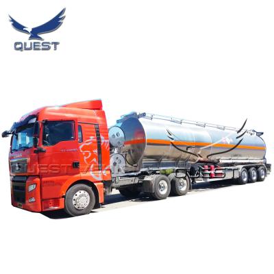 China Chinese famous brand search aluminum / steel truck trailer 42,000 liters fuel tank semi trailer for sale for sale