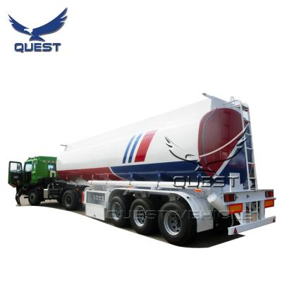 China Truck Trailer Fuel Tanks Used Semi Trailer Fuel Oil Tanker Trailer Truck Trailers 3 Gross Axle 40000liters 60000 Liters 2 Pieces 40T for sale