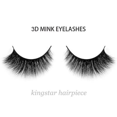 China Wholesale 25mm Mink Eyelash Natural Soft Box 3D Mink Lashes Full Strip 25mm Mink Lashes Vendor With Eyelash Custom for sale