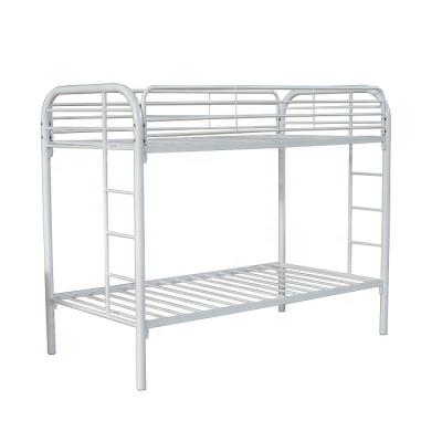 China Cheap Metal Wood White Black Twin Iron Bed Double Bunk Beds For Sale for sale