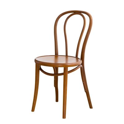 China Modern french style restaurant banquet hotel solid wood bent cafe dining thonet chair for sale