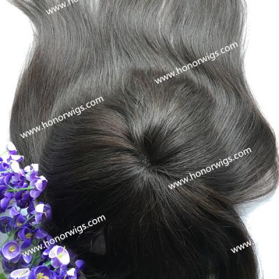 China HT374 Silky Straight Women's Hairpiece Base Size 6x8inch Full Lace 16inch Length 16inch Silky Straight Hairpiece Full Wave Hair for sale