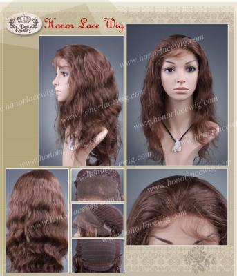 China Natural Wave HR12 Lace Front Wig In Stock Quick Wave 130% Density 22