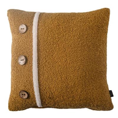 China Factory Supply Anti-Static Simplicity Modern Home Decor Pillows Teddy Bear Faux Fur Cushion Cover for sale