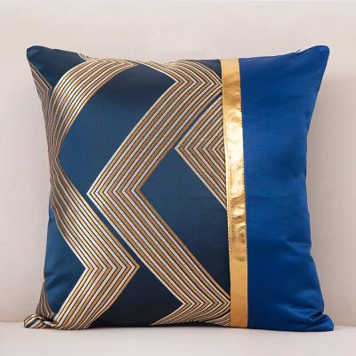 China Hign Viable Quality Modern Geometric Luxury Jacquard Texture Tile Covers, Home Decor Cushion Cases For Couch Sofa for sale