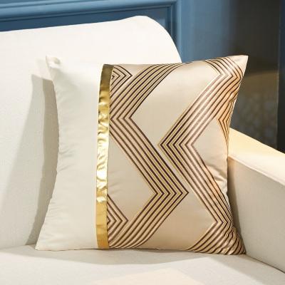 China Cygnus Light Anti-pilling Velvet Living Room Sofa Waist Pillow Luxury Modern Pillowcase for sale