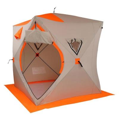 China Suitable outdoor fishing tent ice fishing wind rain protection and metal resistance 180*180*200cm for sale