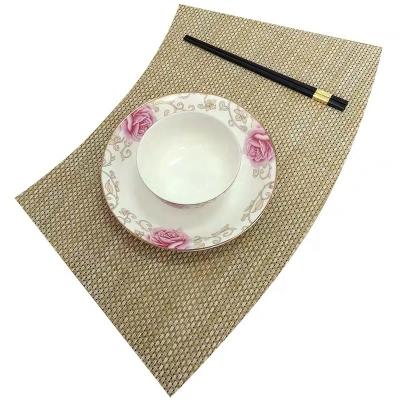 China Viable Wholesale Custom Leather PVC Kitchen Table Place Mat for sale