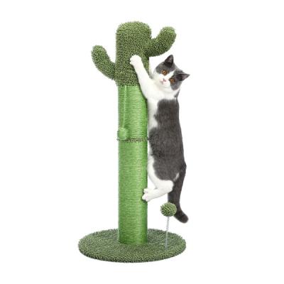 China High Quality Green Cactus Viable Cat Tree Scratcher for sale