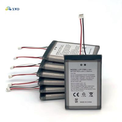 China Li-ion LIP1708 3.65V 1560mAh LiPo Battery Replacement For PS5 Playstation 5 Dualshock Controller P5141 for sale