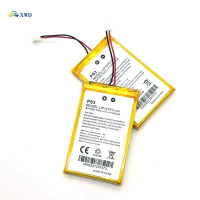 China Replacement Li-ion XWD Battery For PS3 Controller 3.7V 1200mah LIP1472 Game Battery For DualShock 3 for sale