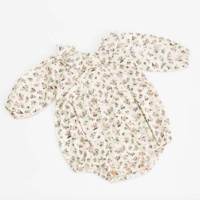 China Hot Sale 100% Cotton Babies Clothing Fashion Floral Triangle Romper Clothes For Baby for sale