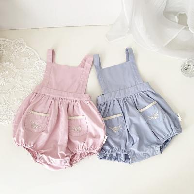 China Other Baby Romper Cotton Fashion Cute Printed Baby Jumpsuits Straps Newborn Kids Clothes for sale