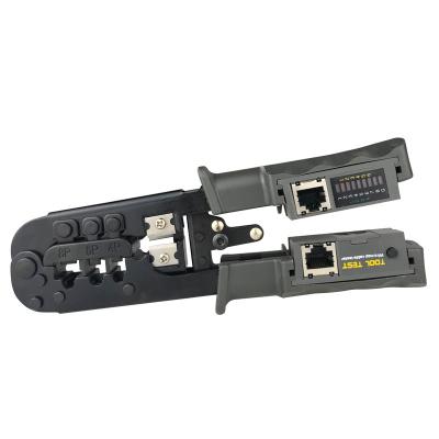 China High Quality Multi-function RJ11 RJ12 Rj45 Networking Tools Crimper Rj45 Crimp Tools with Cable Tester Plastic CS03 DIY Tools for sale