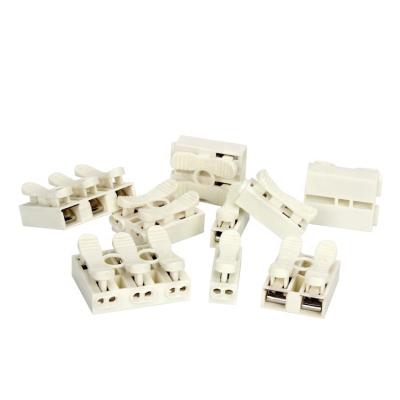 China LED ZQ-2P 2 to 4 wire press connector 2pin led lighting press wire connector for sale