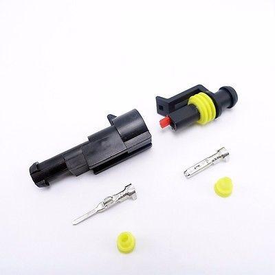 China Automotive 1 Set 1 Terminal 282079-1 282103-1 Connector Waterproof Male Female Plug DJ7011Y-1.5-21 DJ7011Y-1.5-11 Auto Car Tyco Amp Tyco for sale