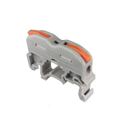 China Nylon+copper rail type SPL-1 PCT-211 quick type wire connector connection terminal press connector instead of UK2.5B TB for sale