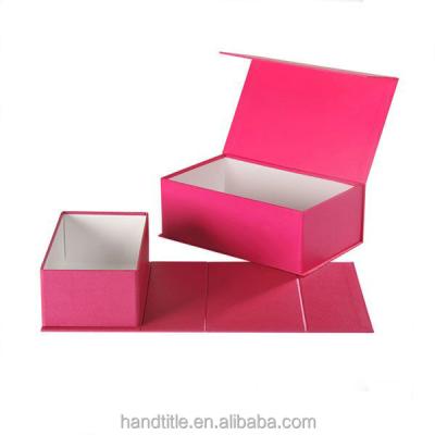 China Biodegradable Popular Foldable Paper Box With Magnet Closure for sale