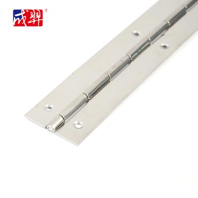 China Wholesale stainless steel201/304/iron hinges stainless steel long continuous piano hinge for sale