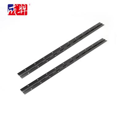 China Iron Long Black Continuous Metal Piano Hinges for sale