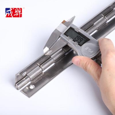 China 201 continuous metal long piano hinges stainless steel for sale