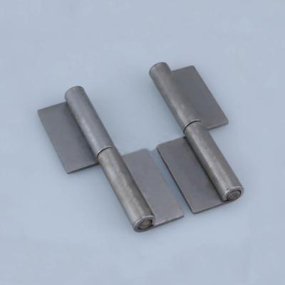 China Stainless steel 4inch length metal furniture steel201 stainless weldable door hinges for sale