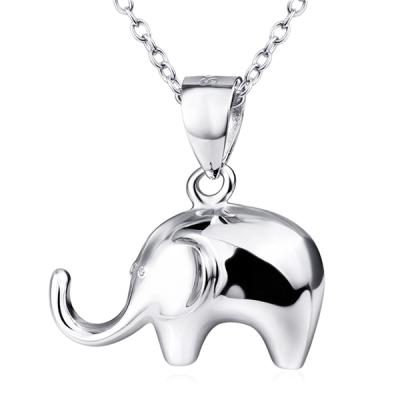 China Cute Elephant Charm Fine Polish Design 925 Sterling Silver Fashion Animal Charms for sale