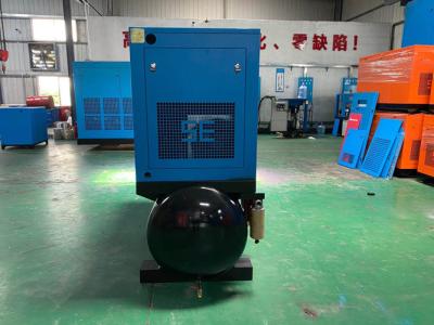 China Small Silent Laser Cutting Air Compressor Air Tank Mounted 8bar 16bar 11Kw 15HP for sale