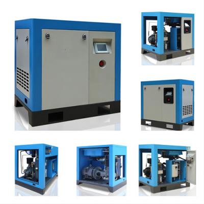 China Oil Lubricated Oil Injected Air Compressor VSD Industrial Screw 10bar Air Cooling for sale