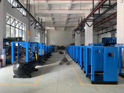 Cina Compressore a vite silenzioso lubrificato ad olio Compressore rotativo a vite PM 100 Hp 7bar in vendita