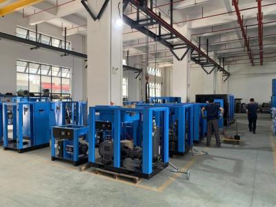 China 10bar 13bar Variable Speed Screw Compressor Efficiency Small Screw Air Compressor for sale