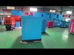 Rotary Screw Compressor Oil Lubricated Oil Injected High Energy Efficiency VSD