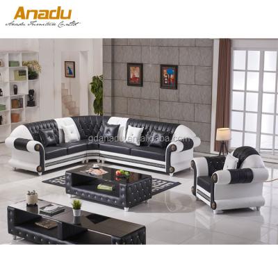 China Sofa Sectional Sofa Heated Sectional Dubai And Saudi Arabia Style Vintage Leather Corner Sofa Furniture for sale