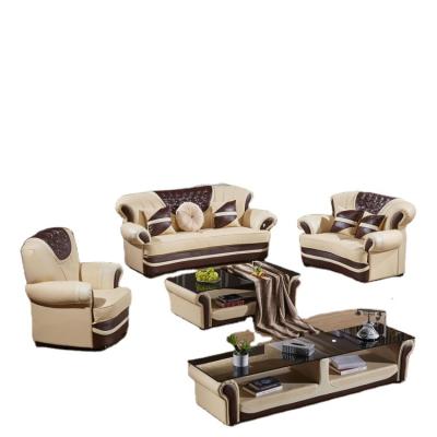 China Color Customized Color By Color Customized 2017 Newest Arabic Leather Sofa Sets AL802-B for sale