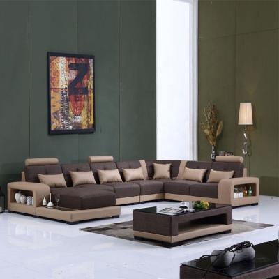 China Chesterfield SOFA Chesterfield SOFA LED U Shape Living Room Home Furniture Sofa Set for sale