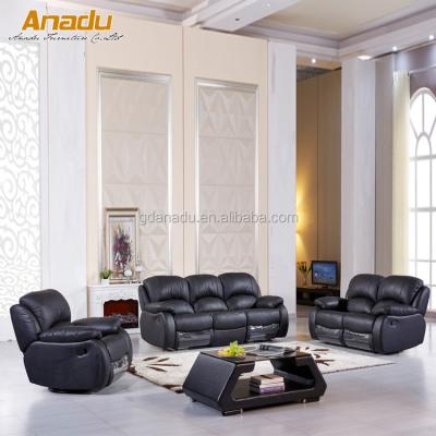 China Corner Sofa Manual Electric Recliner PU Leather Furniture/Real Sofa Corner Sofa China Living for sale