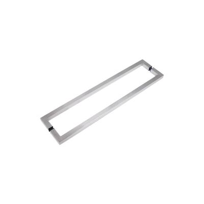 China Modern Glass Door Handle C Shape 304 Stainless Steel Shower Handle Bathroom Sliding Pull Handle for sale