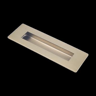 China 150mm Square Stainless Steel Modern Single Sliding Door Handle, Concealed Concealed Barn Door Pull, Door and Window Handles for sale