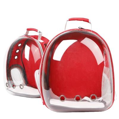 China Yuebang New Breathable Pet Capsule Dog Transparent BackpackOEM Portable Transparent Dog and Cat Carrier Backpack New for sale