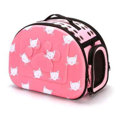 China Fashion EVA Pet Packing Bag Pattern Bag Dog and Cat Portable Traveling Stylish Pet Car Dog and Cat HandbagNew Outdoor Backpack for sale