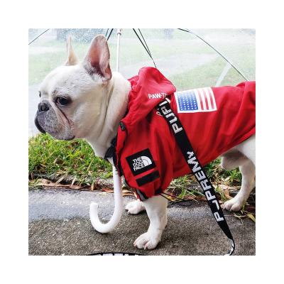 China 2021 New Design Fashion Big Dog Storm Suit Pet Windproof Clothes for sale